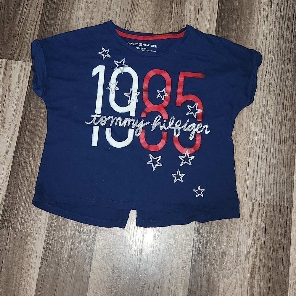 TOMMY Hilfiger 1985 Red White and Blue Star Top Size 8/10 Medium America